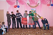 "Поздравляем наших пап" сказка "Репка" 2015 год